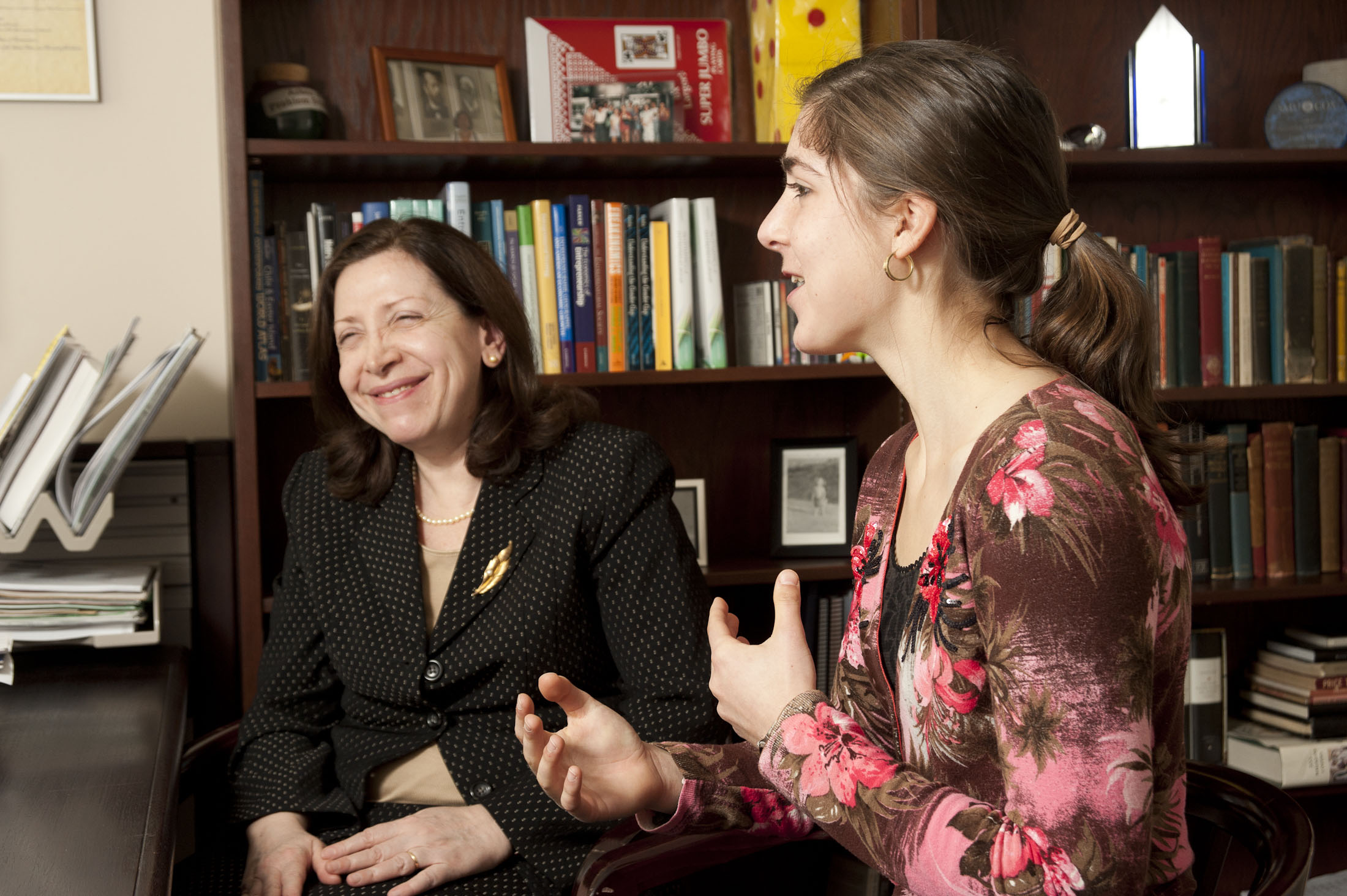 Professor Maria Minniti and Kalindi Dinoffer